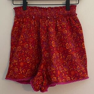 NWT Girl's Matilda Jane Floral Pom Pom Shorts SIZE 14